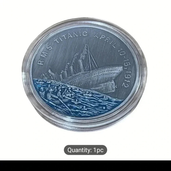 1912 Titanic scene Hobo coin..a must for collectors..NWT - Picture 6 of 8